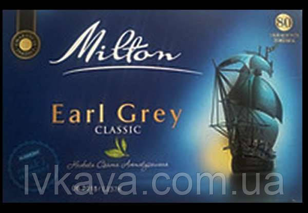 Чай Earl Grey чорний Classic Milton, 80 пак