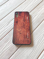Чохол Gradient Wood для Xiaomi Redmi 9A бампер Dark walnut