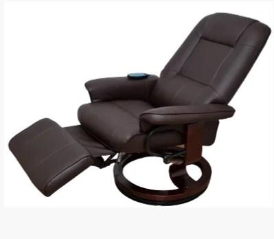 Кресло с массажем и подогревом Prestige 02 Brown Poland - фото 9 - id-p1448175488