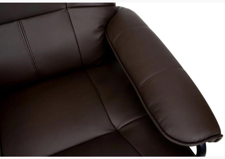 Кресло с массажем и подогревом Prestige 02 Brown Poland - фото 5 - id-p1448175488