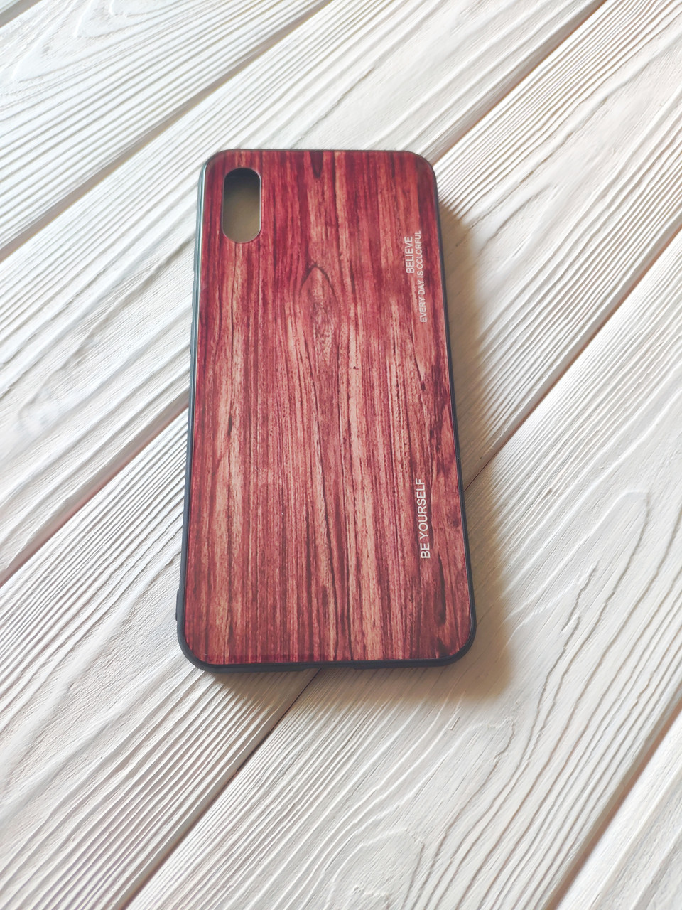 Чохол Gradient Wood для Xiaomi Redmi 9A бампер Cherry oxford