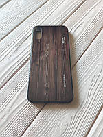 Чохол Gradient Wood для Xiaomi Redmi 9A бампер Dark ash
