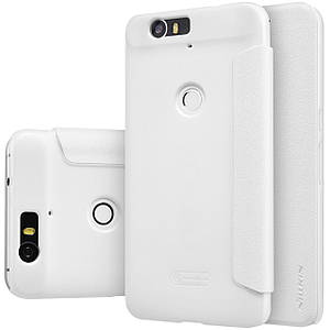 Шкіряний чохол Nillkin Sparkle для Huawei Nexus 6P білий