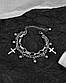 Масивний подвійний жіночий браслет з підвісками хрестиками, фото 8