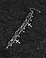 Масивний подвійний жіночий браслет з підвісками хрестиками, фото 5