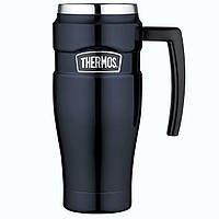 Термокружка с Ручкой 470 мл Thermos "Stainless King Travel Mug" (160030) Midnight Blue