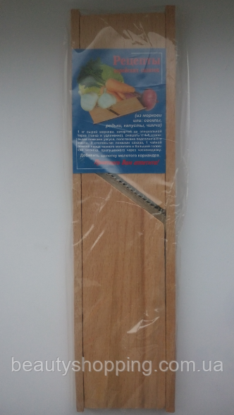 Дерев'яна тертка для моркви по корейськи