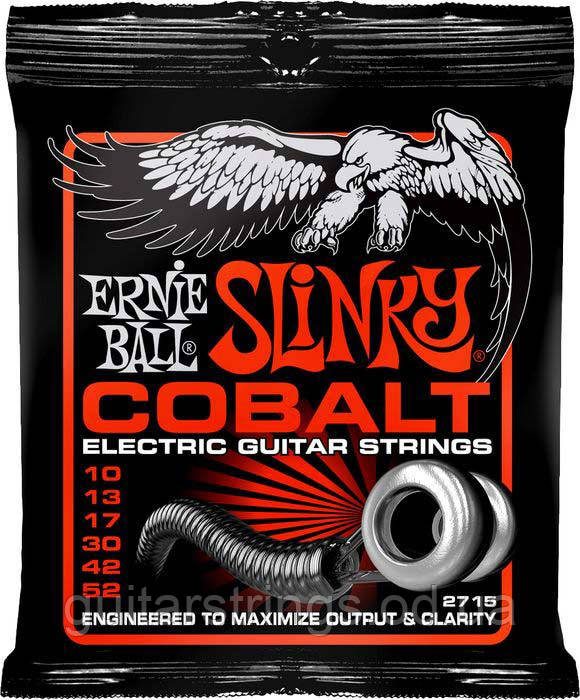 Струни Ernie Ball 2715 Cobalt Slinky 10-52