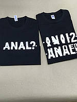 Мужская футболка - трансформер с иероглифами - "ANAL".