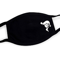 Многоразовая защитная маска для лица Знаки Зодиака аксессуары Зодиак Дева Трикотажная маска хб черная
