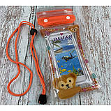 Чохол для телефона водонепроникний Waterproof bag Duffy жовтогарячий, фото 6