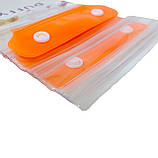 Чохол для телефона водонепроникний Waterproof bag Duffy жовтогарячий, фото 3