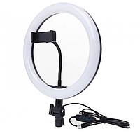 Кольцевая светодиодная лампа Ring Fill Light M20 LED 20 см с зажимом для телефона (KG-2851)