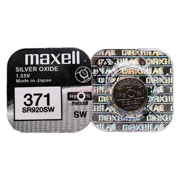Срібно-оксидна батарейка Maxell "таблетка" SR920SW 1шт/уп, фото 1