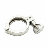 Хомут затискний (3 дюйми) з силіконовою прокладкою на (3 дюйми), фото 3