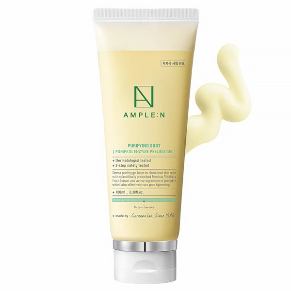 Пілінг-гель з ензимами гарбуза Ample:N Purifying Shot Pumpkin Enzyme Peeling Gel 100 мл