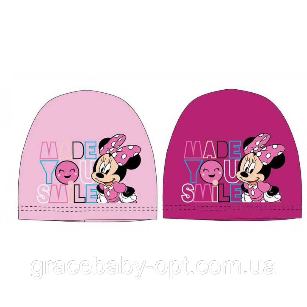 Шапки для дівчат оптом, Disney, 52-54 см, № Min-a-hat-375