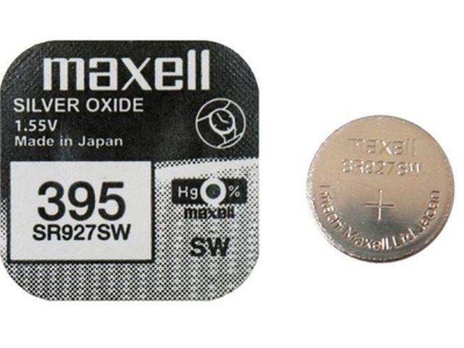 Срібно-оксидна батарейка Maxell "таблетка" SR927SW 1шт/уп