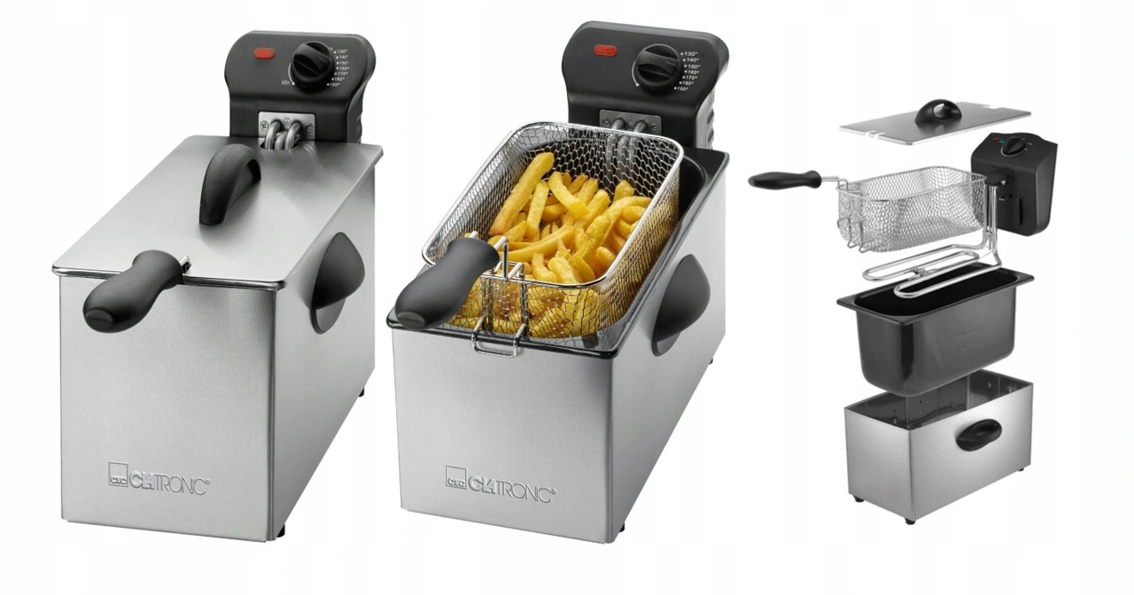 Фритюрниця Clatronic FR 3586 (3л, 2000Вт, Німеччина), фото 1