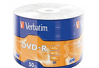 DVD-R Verbatim 16х 4.7Gb Data Life bulk(50) №7918