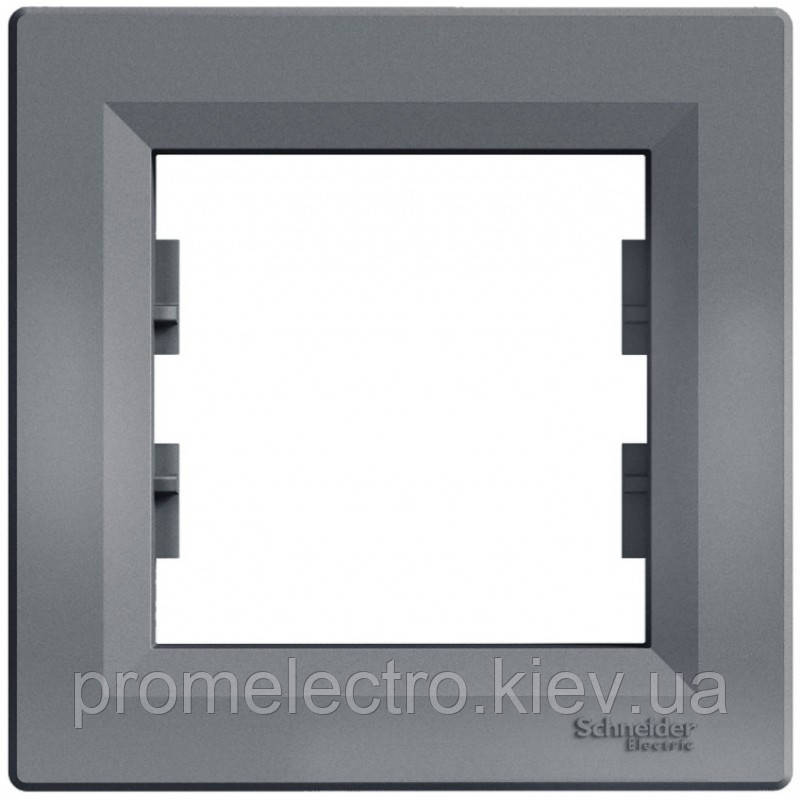 Рамка Schneider-Electric Asfora 2-постова горизонтальна сталь (EPH5800262)