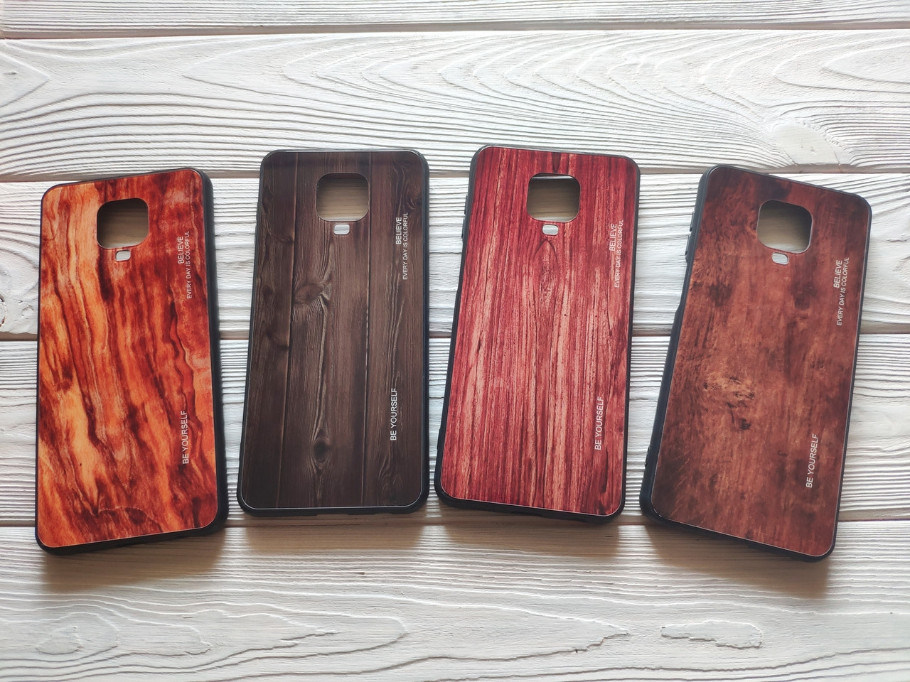 Чохол Gradient Wood для Xiaomi Redmi Note 9S / Note 9 Pro (різні кольори)