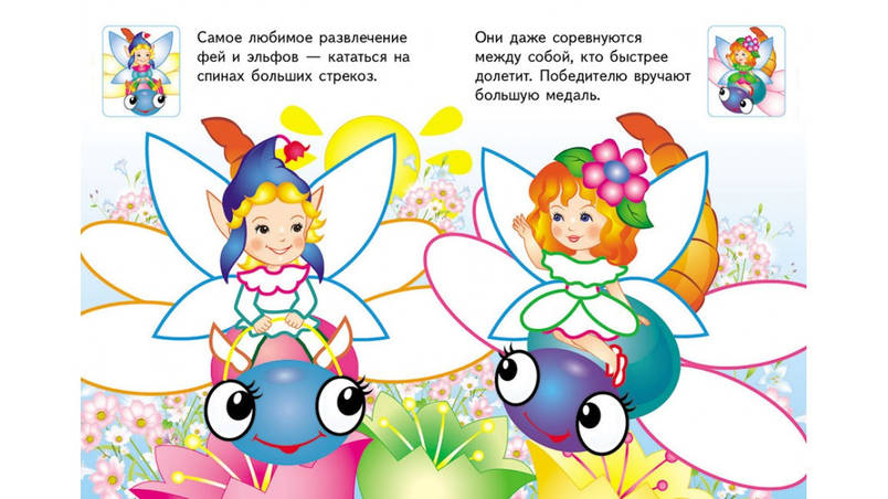 Пегас СКА5 Кольорові контури Феї і ельфи, фото 3
