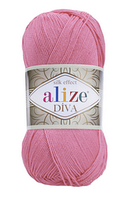 Пряжа Alize Diva (Ализе Дива) 178 ярко-розовый