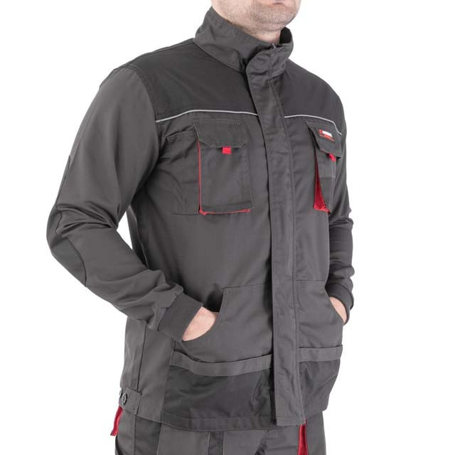 Куртка робоча 80 % поліестер, 20 % бавовна, щільність 260 г/м2, XXXL INTERTOOL SP-3006, фото 1