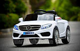 Дитячий електромобіль Mercedes (2 мотори по 25W, MP3, USB) Bambi M 3981EBLR-1 Білий, фото 4