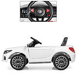 Дитячий електромобіль Mercedes (2 мотори по 25W, MP3, USB) Bambi M 3981EBLR-1 Білий, фото 10