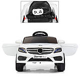 Дитячий електромобіль Mercedes (2 мотори по 25W, MP3, USB) Bambi M 3981EBLR-1 Білий, фото 9