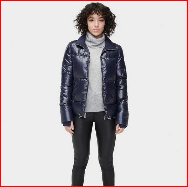 Жіноча пухова куртка UGG Izzie Puffer Jacket Nylon ОРИГІНАЛ (розмір S) синя