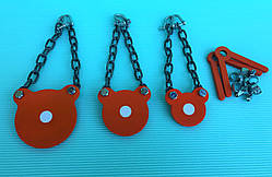 Комплект мішеней для самостійного складання "Кит 125, 80 і 60 мм для калібру 22 LR.  Сателіт (734)