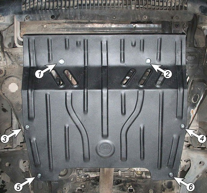Захист двигуна Alfa Romeo 166 (1998-2000) 3.0