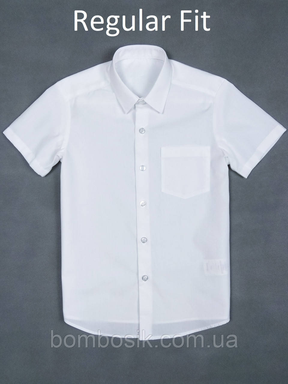 Сорочка біла для хлопчика George Regular Fit, 5-6р (110-116см)