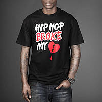 Стильная футболка Hip Hop broke my heart XXXL
