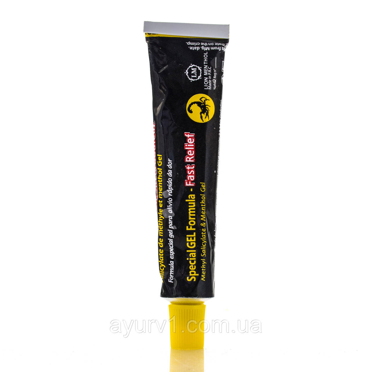 Гель проти болю з отрутою скорпіона Scorpion rubalm Lion Menthol 30 мл