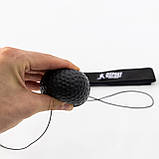 Тренажер fight ball (файт бол) м'ячик для боксу на гумці OSPORT Lite Plus (OF-0007) Чорний, фото 2