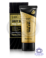 Маска-пленка для лица Farm Stay 24K Gold Snail Peel Off Pack с золотом и муцином улитки 100 г