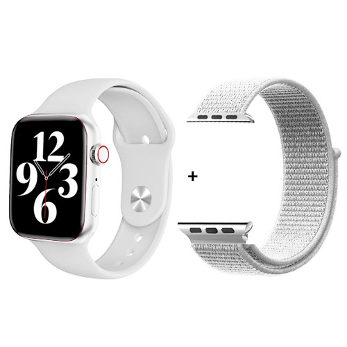 Смарт годинник Smart Watch Series 6 FK88 2 браслета білі ( код: IBW731O )