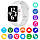 Смарт годинник Smart Watch Series 6 FK88 2 браслета білі ( код: IBW731O ), фото 6
