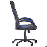 Крісло комп'ютерне Chase blue-синє геймерське, фото 4