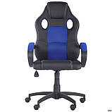 Крісло комп'ютерне Chase blue-синє геймерське, фото 3