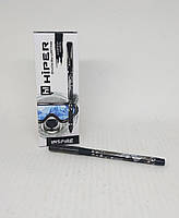 Ручка маслянная Hiper Inspire, 0,7мм, черная,10 шт. в упаковке, HO-115черн