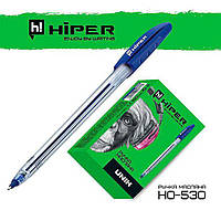 Ручка маслянная Hiper Unik, 0,7мм, синяя50 шт. в упаковке, HO-530син