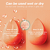 Набір б'юті-блендерів для створення ідеального макіяжу  h.natural Beauty Blender Hourglass, 2шт, фото 11