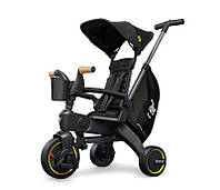 Складаний триколісний велосипед 5 в 1 Doona Liki Trike S5 Nitro Black + тримач для пляшечки 10-36 мясяців (DN550-99-033-025)