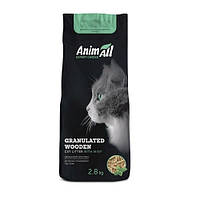 AnimAll деревний наповнювач для котячого туалету з запахом м'яти, 2,8 кг