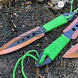 Метальні ножі "Зелений промінь", фото 2